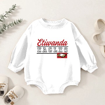 Discover Etiwanda High School Eagles C4 Baseball Jerseys Baby Romper Sweatshirts