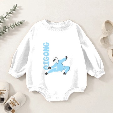 Discover Qigong Tai Chi Exercise Wushu Baby Romper Sweatshirts