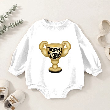 Discover Trophy Husband Baby Romper Sweatshirts