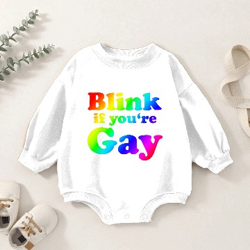 Discover Blink if you're Gay Baby Romper Sweatshirts