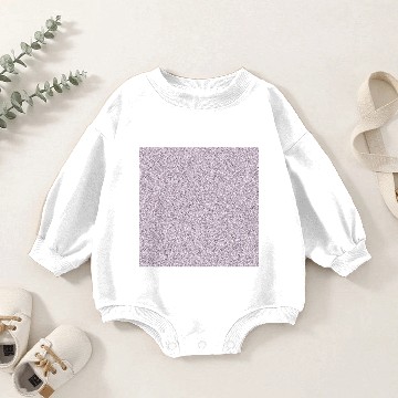 Discover Lilac Glitter Pattern Baby Romper Sweatshirts