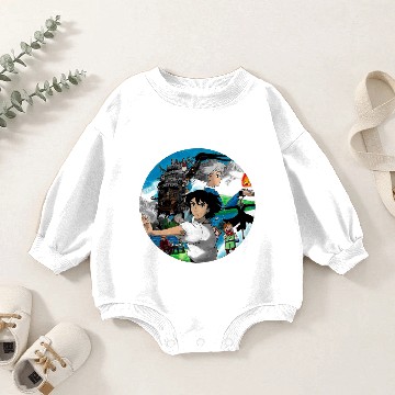 Discover MOVING CASTLE Baby Romper Sweatshirts