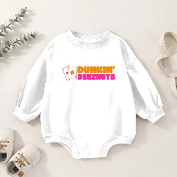 Discover Dunkin deez nuts - dunkin deeznuts Baby Romper Sweatshirts