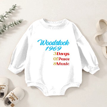 Discover Woodstock Baby Romper Sweatshirts