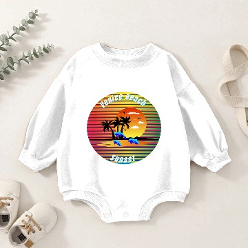 Discover Venice Beach Baby Romper Sweatshirts