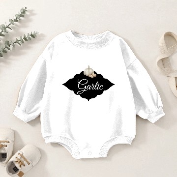 Discover Garlic Container Label Baby Romper Sweatshirts