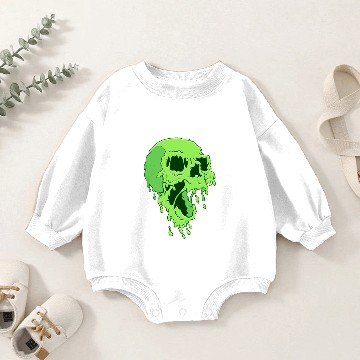Discover Melty Skull Hulk Baby Romper Sweatshirts