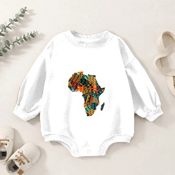 Discover African Map Baby Romper Sweatshirts