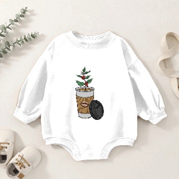 Discover Coffee Growth Baby Romper Sweatshirts