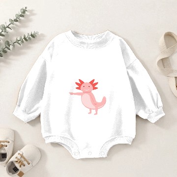 Discover Ew People Axolotl Baby Romper Sweatshirts