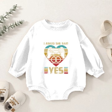 Discover Proposal Ideas Matching Couple Engagement Gifts Baby Romper Sweatshirts