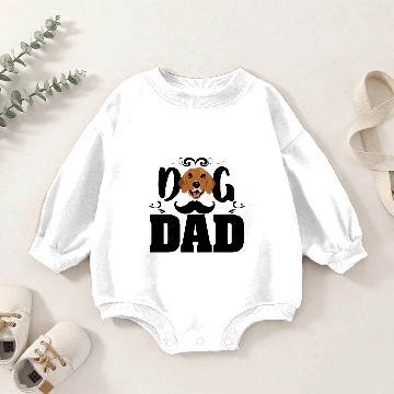 Discover Dog dad 01 Baby Romper Sweatshirts