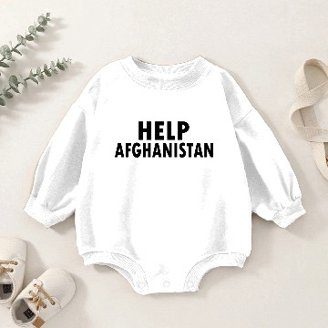 Discover Help Afghanistan Baby Romper Sweatshirts