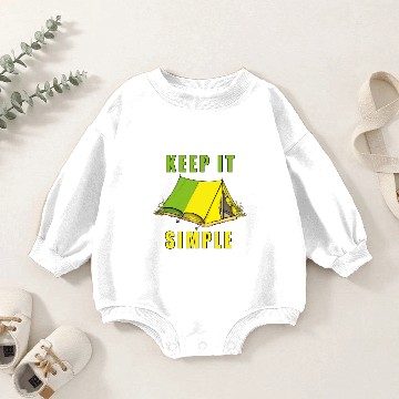 Discover Keep it Simple Baby Romper Sweatshirts