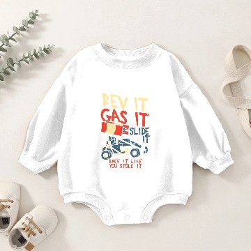 Discover Sprint Car Racing Baby Romper Sweatshirts