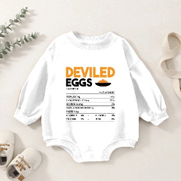 Discover Deviled Eggs Nutrition Facts - Eggs Baby Romper Sweatshirts