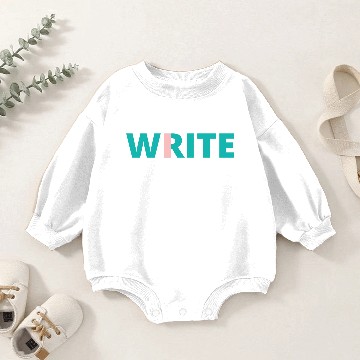 Discover I in Write Single Word Design Self Reflective Baby Romper Sweatshirts