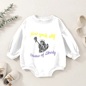 Discover New York city Baby Romper Sweatshirts