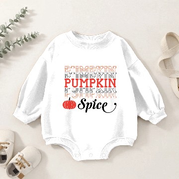 Discover Pumpkin Spice Baby Romper Sweatshirts