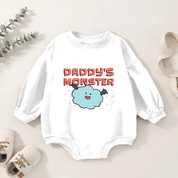 Discover Daddy's Monster Baby Romper Sweatshirts