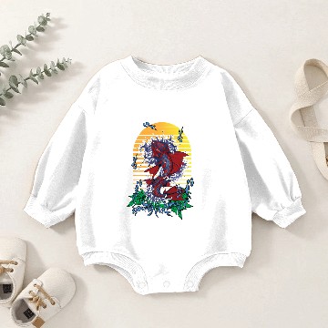 Discover koi fish Baby Romper Sweatshirts