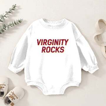 Discover Virginity Rocks 4 Baby Romper Sweatshirts