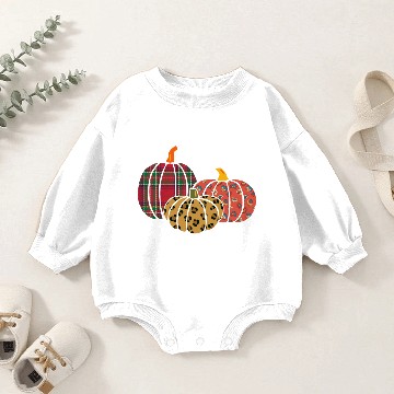 Discover Cottagecore Halloween Pattern Pumpkins Baby Romper Sweatshirts