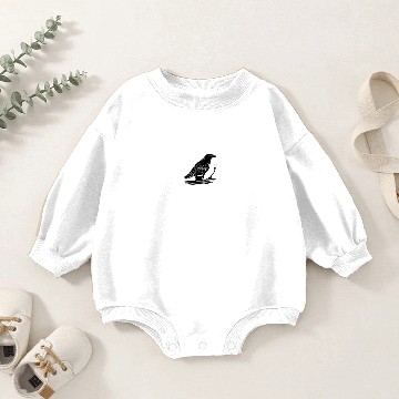 Discover You Right Mate Magpie Lover Birdwatching Comrade Baby Romper Sweatshirts