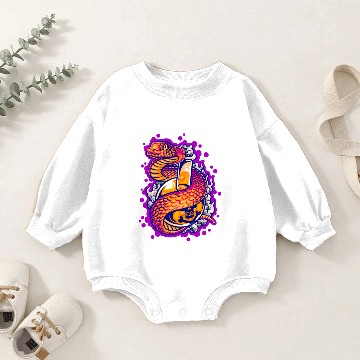 Discover poison snake Baby Romper Sweatshirts