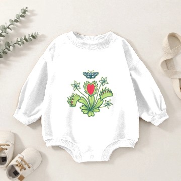 Discover Venus Flytrap Baby Romper Sweatshirts