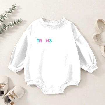 Discover Trans Rights Are Human Rights (simple/white) Baby Romper Sweatshirts