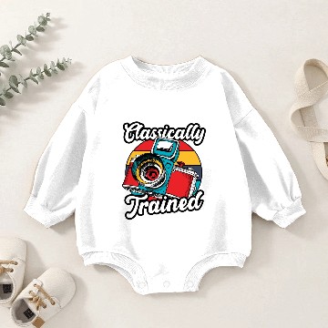 Discover Classically Trained Photographer Baby Romper Sweatshirts