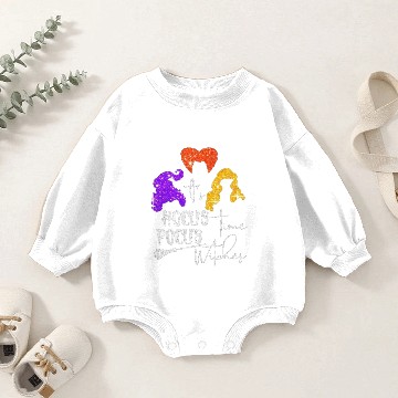 Discover Hocus Pocus time witches Baby Romper Sweatshirts