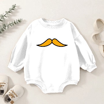 Discover Movember orange Baby Romper Sweatshirts