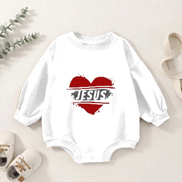 Discover i love jesus Baby Romper Sweatshirts