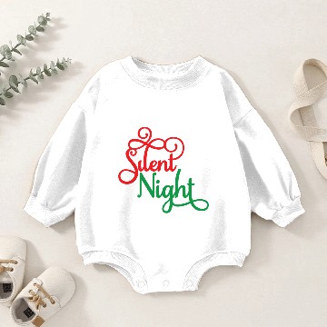 Discover silent night Baby Romper Sweatshirts