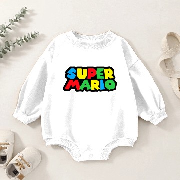 Discover Super Mario Baby Romper Sweatshirts