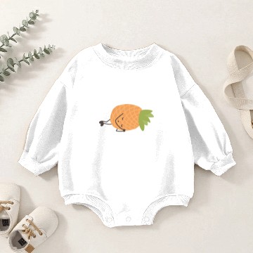 Discover Sleeping pineapple Baby Romper Sweatshirts