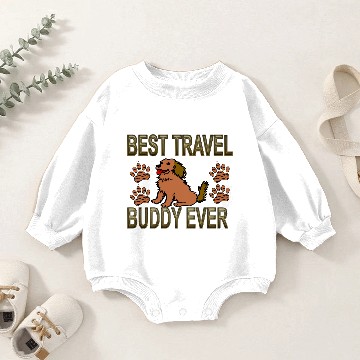 Discover Best Travel Buddy Ever Baby Romper Sweatshirts