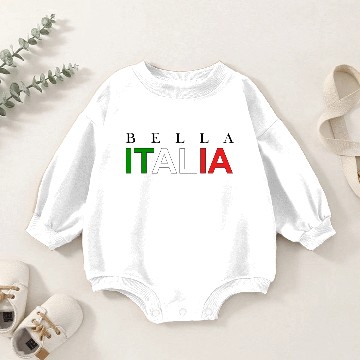 Discover Bella Italia Baby Romper Sweatshirts