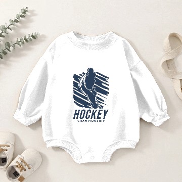 Discover hockey championship Baby Romper Sweatshirts