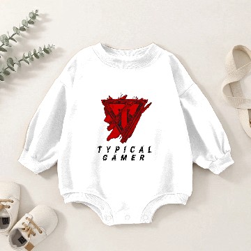 Discover Typical Gamer Baby Romper Sweatshirts