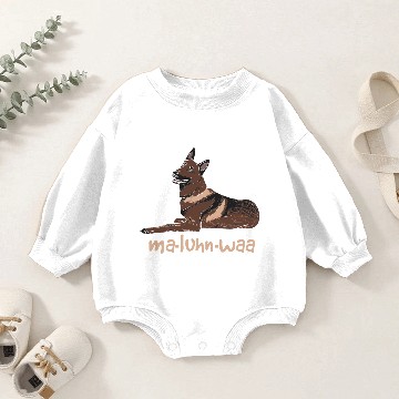 Discover Belgian Malinois Baby Romper Sweatshirts
