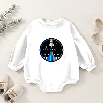 Discover spaceX Inspiration4 Baby Romper Sweatshirts