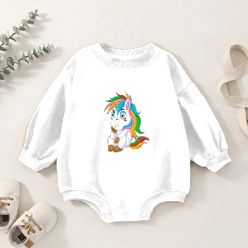 Discover unicorn i hate people Baby Romper Sweatshirts