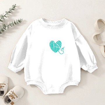 Discover Love Knitting Yarn Wool Pattern Funny Knitters Baby Romper Sweatshirts