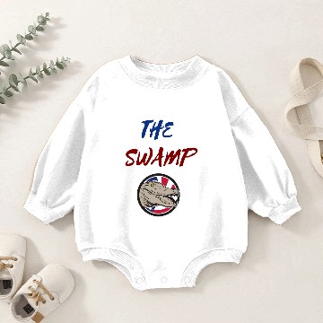 Discover The Swamp Florida Gator Baby Romper Sweatshirts