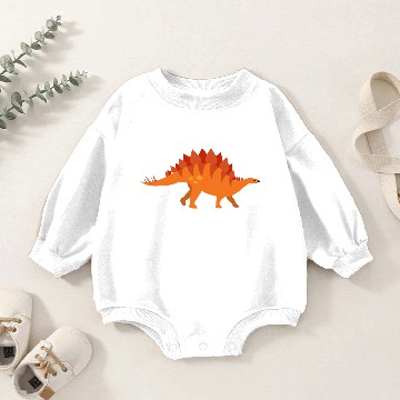 Discover Stegosaurus Baby Romper Sweatshirts