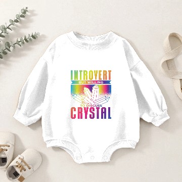 Discover Introvert Crystal Lover Baby Romper Sweatshirts