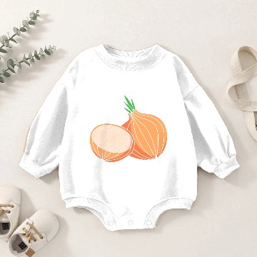 Discover Onion Lover Vegan Vegetable Onion Baby Romper Sweatshirts